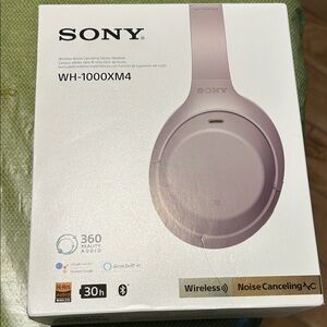 Sony WH-1000XM4 Headphones in Silver